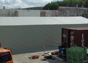 Namiot magazynowy PVC 680 g/m² – hala stalowa producent