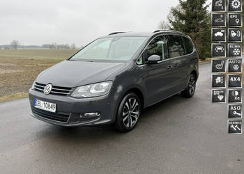 Volkswagen Sharan 2.0TDI 177KM 4Motion 4x4 Bezwypadkowy WEBASTO Kamera Drz…