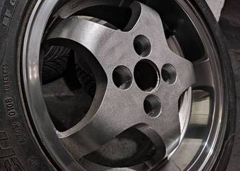 Kultowe MIM 15'' 7J 4x108 polerowane ranty, opony letnie RH BBS OZ