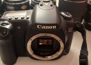 Aparat CANON EOS20D + obiektywy ZESTAW