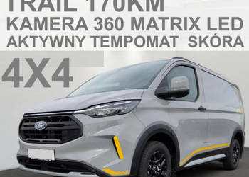 Ford Transit Custom Trail 4x4 A8 170KM Kamera 360 Aktywny Tempomat Matrix …
