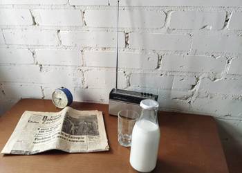 Butelka mleczną z PRL