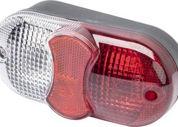 Lampa tylna zespolona, owalna lewa 12/24V pomarańczowa / czerwona / biała…