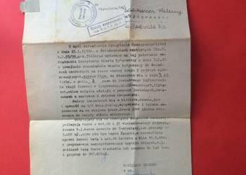 ( 1687 ) Pismo Wezwanie Do Prac Rolnych, Iwaszkiewicz ( 1687 ) Pismo Wezwanie Do Prac Rolnych, Iwaszkiewicz