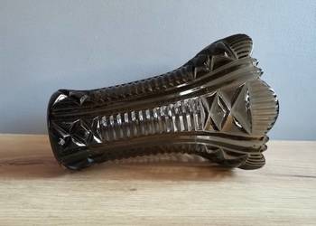 Stary, duży, ciemny wazon nr. kat. 2307 HSG Ząbkowice design PRL