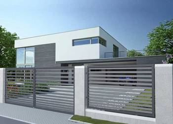 Brama dwuskrzydłowa POLBRAM 4m x 1,5m, OC+RAL