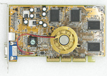 Mercury Geforce MX440SE 64MB 128bit DDR AGPx4 NV17 DSUB TVout retro