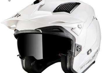 KASK OTWARTY TRIAL QUAD M/L/XL/2XL DISTRICT BIAŁY SPORTCAM
