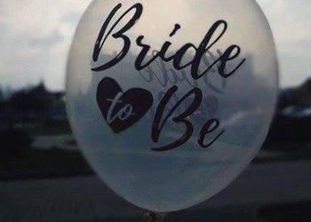 Balony z napisem bride to be na wieczór panieński 50 szt.