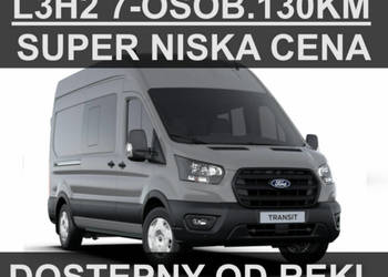 Ford Transit L3H2 130KM Super Cena Brygadowy 7-osobowy Kamera Czujniki Od …