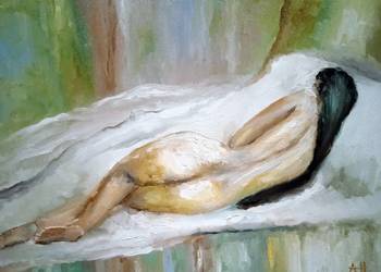 Obraz olejny "Akt kobiecy"