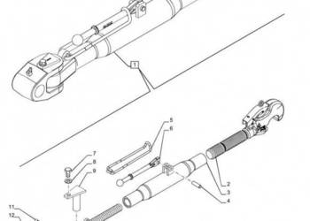 New Holland T6090 T6070 Zesp konc ciegla pod 1-1/2'' - 6 87707449