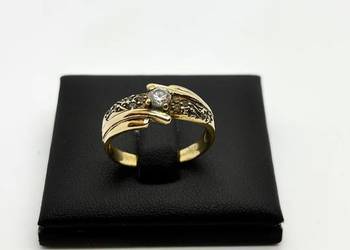 Złoty pierścionek pr 585 3,08g (Rozmiar 19)