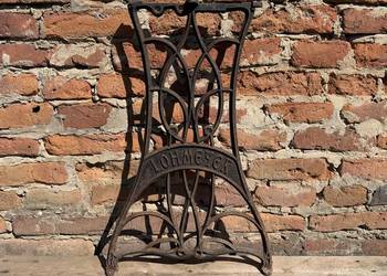 STARA ŻELIWNA NOGA - PODSTAWA MASZYNY DO SZYCIA - LOHMEYER