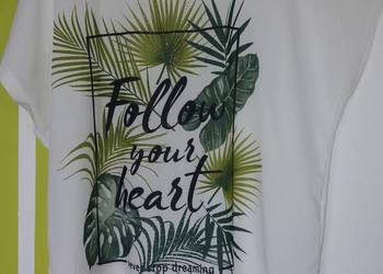 XL(48) Dwumateriałowa bluzka jak nowa Janina