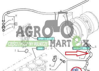 5801498667 (5802020444, 5801498667) RURKA SPŁYWU TURBINY CNH