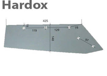 Lemiesz 300ha! HARDOX 925131161/P części do pługa POTTINGER