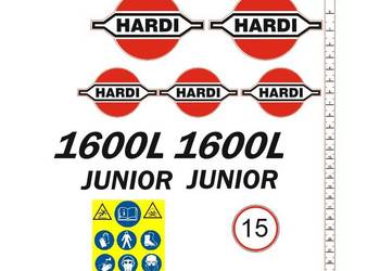 Naklejki Hardi junior i inne modele super trwałe