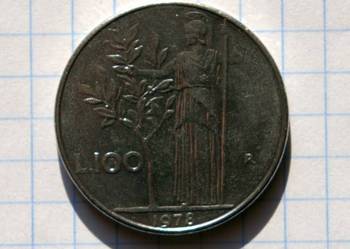 100 LIRÓW 1978 ROK - WŁOCHY 100 LIRÓW 1978 ROK - WŁOCHY
