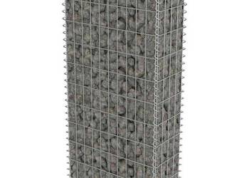 Ściana gabionowa, stal galwanizowana, z pokrywą, 50x20x100 cm（SKU:143576）