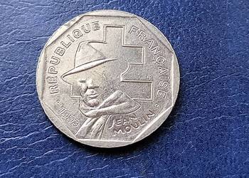 Stare monety 2 frank 1993 Francja