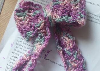 Dziewczęca kokarda do włosów