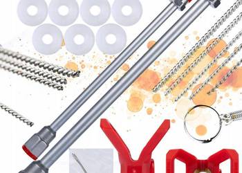 Lanca do Pistoletu Malarskiego 50/100 cm | Zestaw z Uszczelkami i Wyciorami