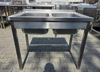 Zlew Gastronomiczny 2 komorowy - 100/70/85 cm - K.869 N