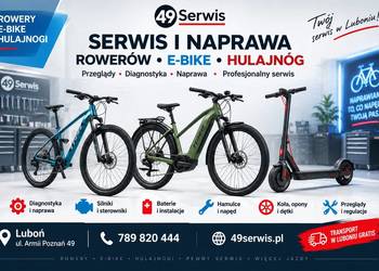 Serwis rowerów, e-bike i hulajnóg – naprawa / diagnostyka / przeglądy