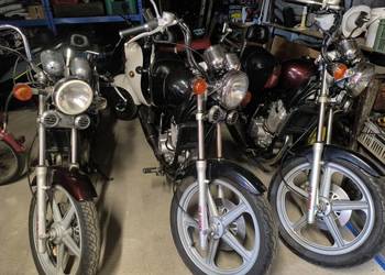 3x Hyosung GA 125 niski przebieg części papiery zamiana
