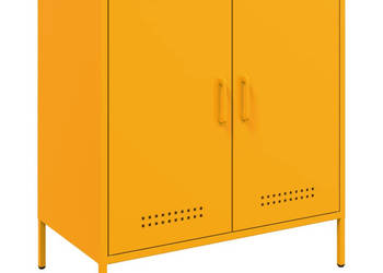 Szafka musztardowa 68x39x79 cm stalowa WM-842979