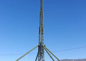25m wieża mobilna, maszt mobilny - Internet, Stacja Telefoni