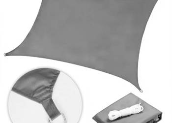 Kwadratowy żagiel przeciwsłoneczny 5x5 m daszek wodoodporny szary MultiGar…
