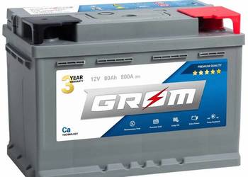 Akumulator  80Ah 800A GROM Premium