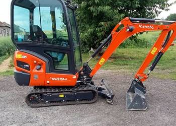 Usługi minikoparką Kubota KX-19