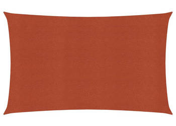 Żagiel przeciwsłoneczny 160 g/m² terakotowy 3x6 m HDPE WM-311350