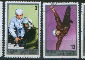 Zn. Kuba Mi 1681, 3, 6, 7 kas 1971