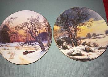 2 x Obraz na porcelanie, sygnowane, kolekcjonerskie, numerowane Duńskie