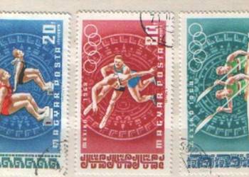 Zn. Węgry Mi 2434, 6, 7 kas 1968