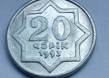 AZERBEJDZAN-20 QEPIK-1993 r-RZADKA