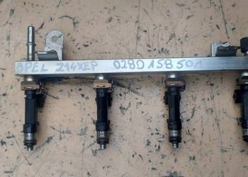 OPEL ASTRA CORSA MERIVA 1,4 16V Z14XEP listwa wtryskowa wtryski 0280158501