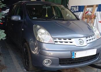 Ekonomiczny Nissan Note 2007r. Nowy Przegląd, KLIMA, Bluetooth, CD, AUX itd