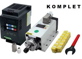 Frezarka Wrzeciono silnik 2.2kW Falownik 220V uchwyt ER20 tuleje 1-13mm