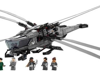 Klocki DUNE Atreides Royal Ornithopter DUNA 1369-klocków 8-figurek 79cm