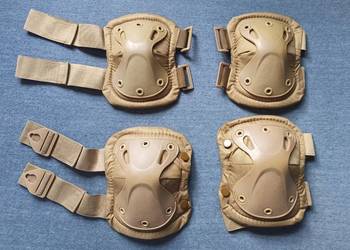 Ochraniacze taktyczne wojskowe piaskowe nakolanniki Ochraniacze taktyczne wojskowe piaskowe nakolanniki