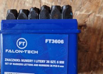 Znaczniki: numery i litery 36 szt. 6 mm FT3606
