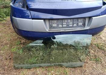 Szyba lewa przód przednia renault Megane II 3d