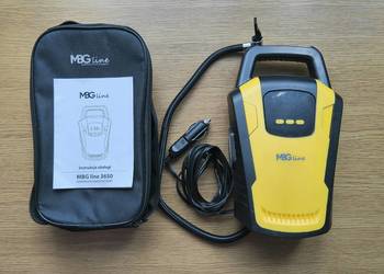 KOMPRESOR SAMOCHODOWY SPRĘŻARKA 120W 12V LED LCD MGB 3650 35L/MIN