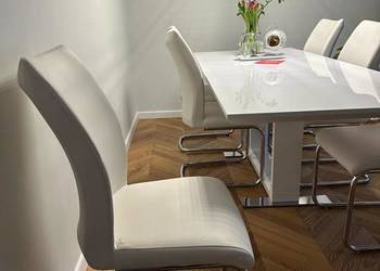 6 krzeseł z ekoskóry