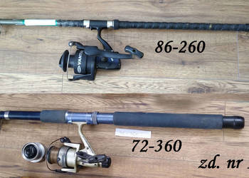Wędka Wędki 2 szt. i kołowrotki super OKAZJA!